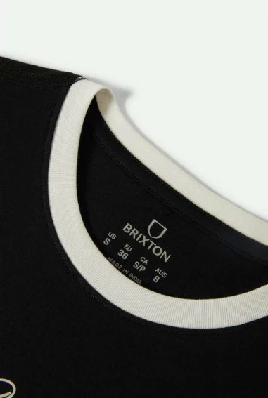 Brixton Womens Shirt Buckle Up Fitted Crew Tee - Image 2
