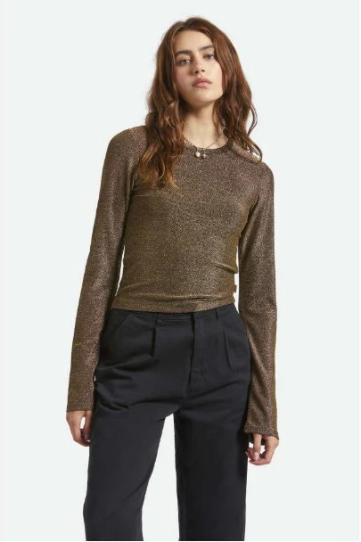 Brixton Womens Shirt Dolly Slim Knit Tee - Image 11