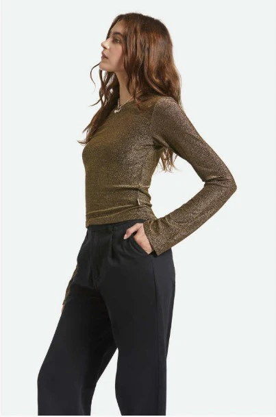 Brixton Womens Shirt Dolly Slim Knit Tee - Image 13