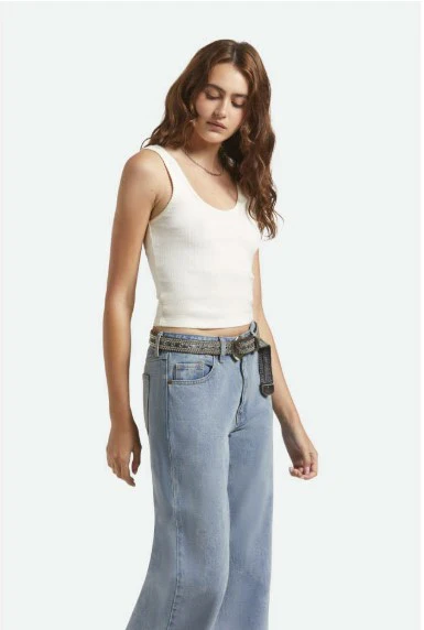 Brixton Womens Tank Top Pointelle Slim Fit - Image 11