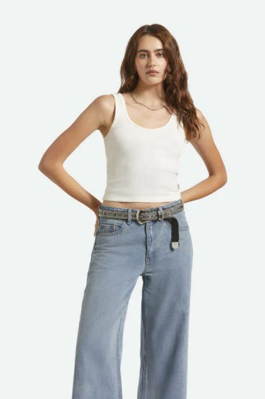 Brixton Womens Tank Top Pointelle Slim Fit - Image 9