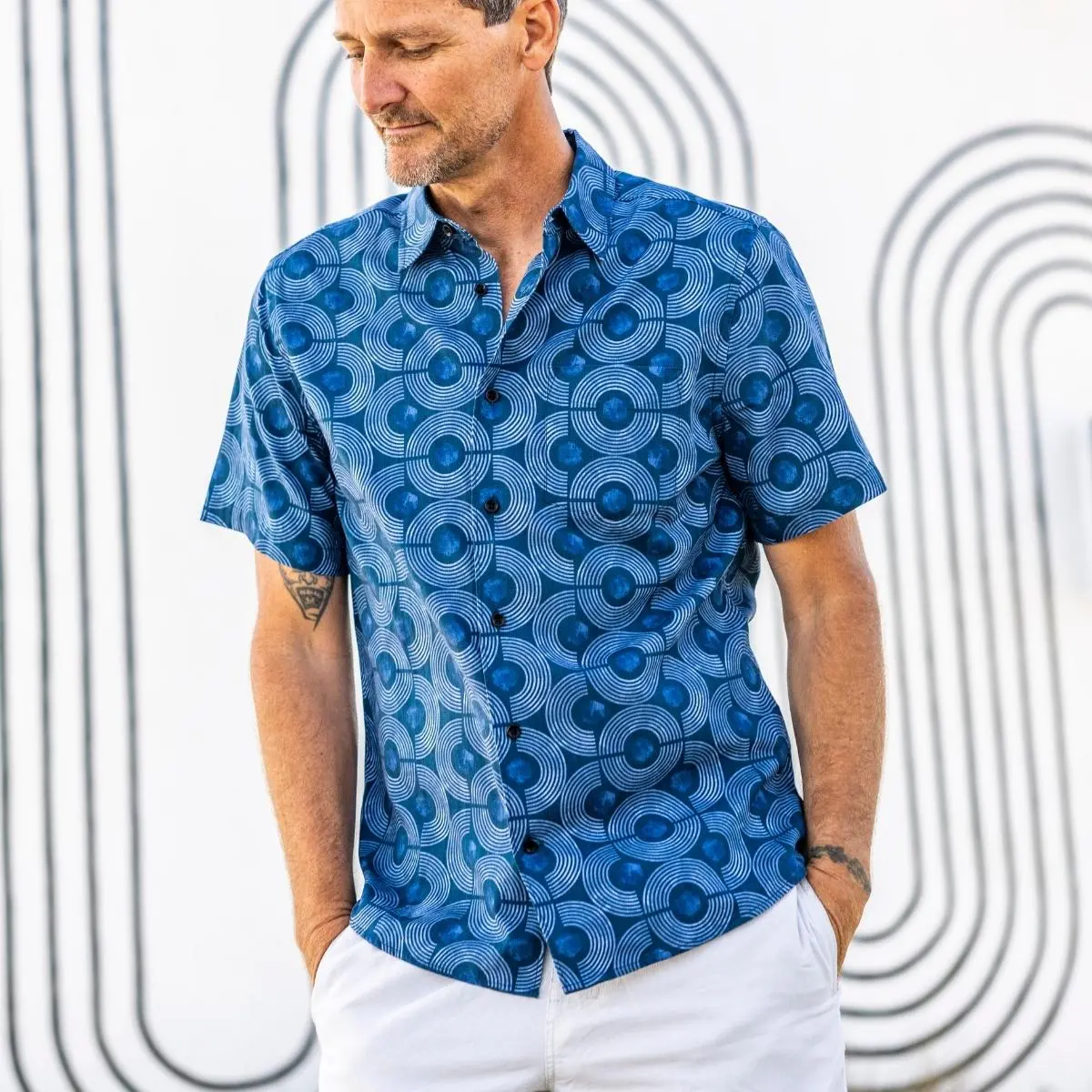 COVA Mens Woven Diamond Head