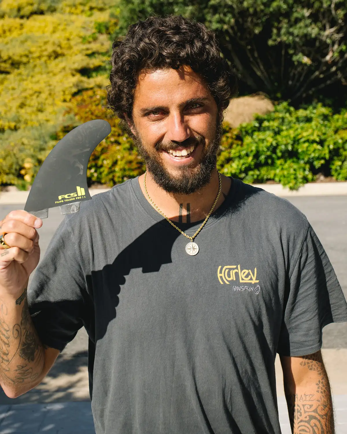 FCS Surfboard Fins FCS II Filipe Toledo PG Pro Tri Fin Set - Image 5