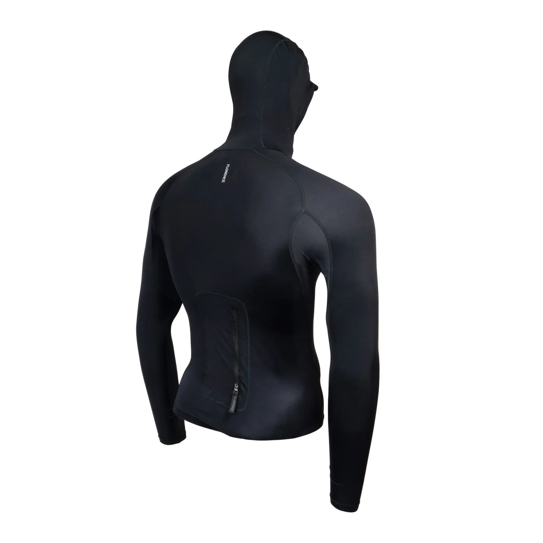 Florence Marine X Mens Rashguard Long Sleeve Utility Pocket Hooded - Image 2