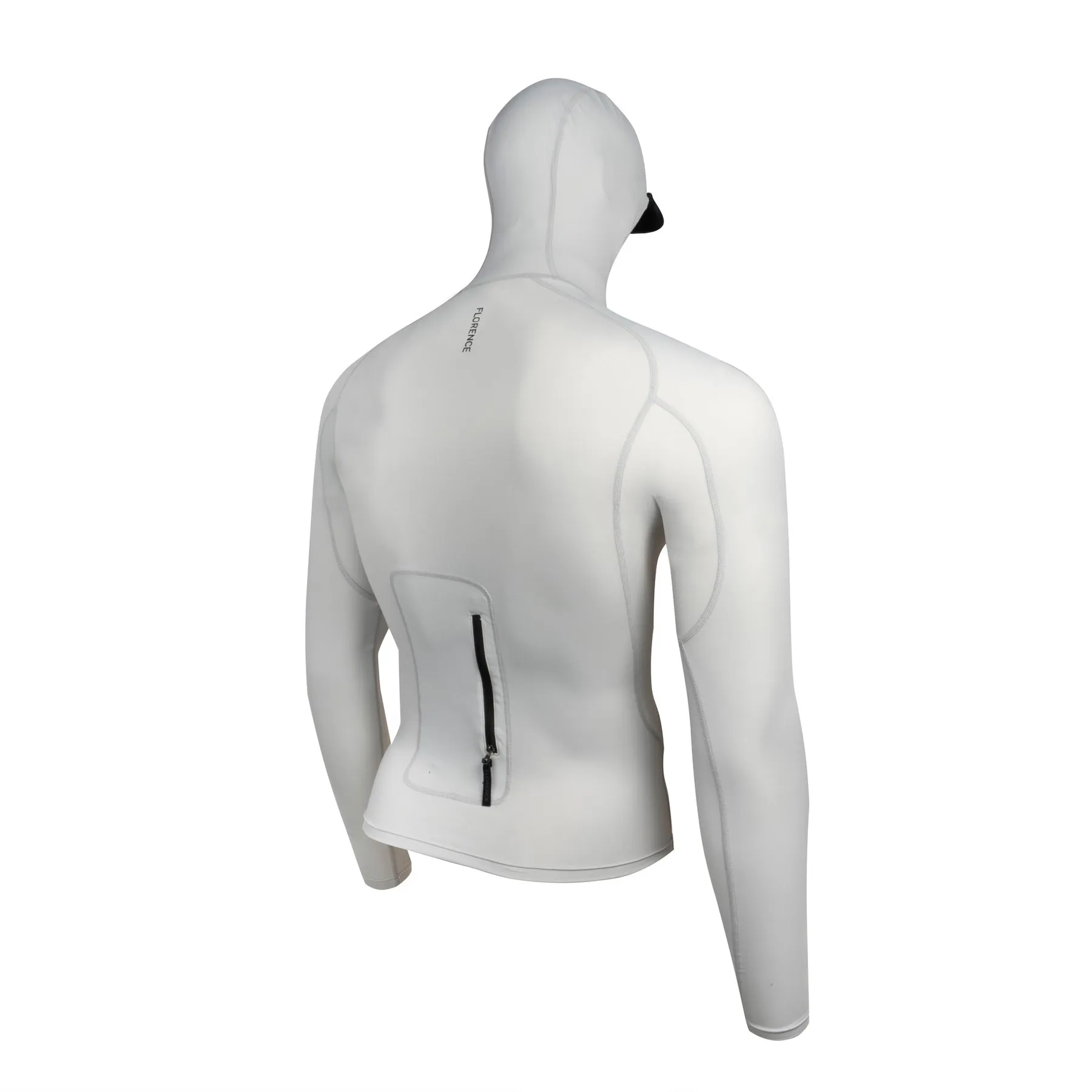 Florence Marine X Mens Rashguard Long Sleeve Utility Pocket Hooded - Image 5