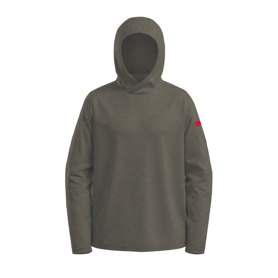 Florence Marine X Mens Shirt Airtex Long Sleeve Hooded - Image 5