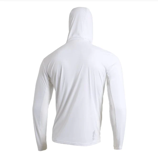 Florence Marine X Mens Shirt Sun Pro LS Crossover Hooded UPF - Image 9
