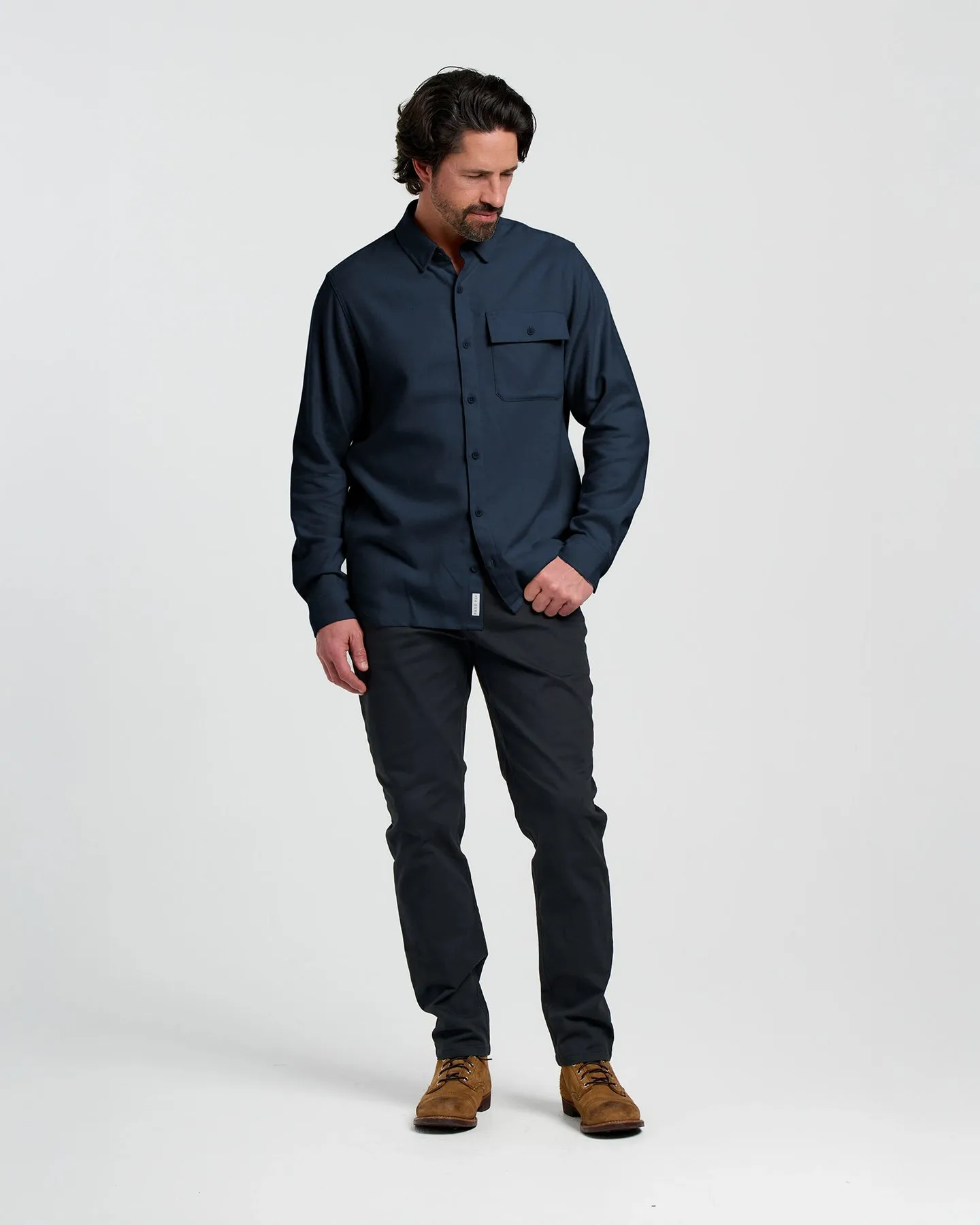 Free Fly Mens Sweatshirt Seawool Flannel - Image 6