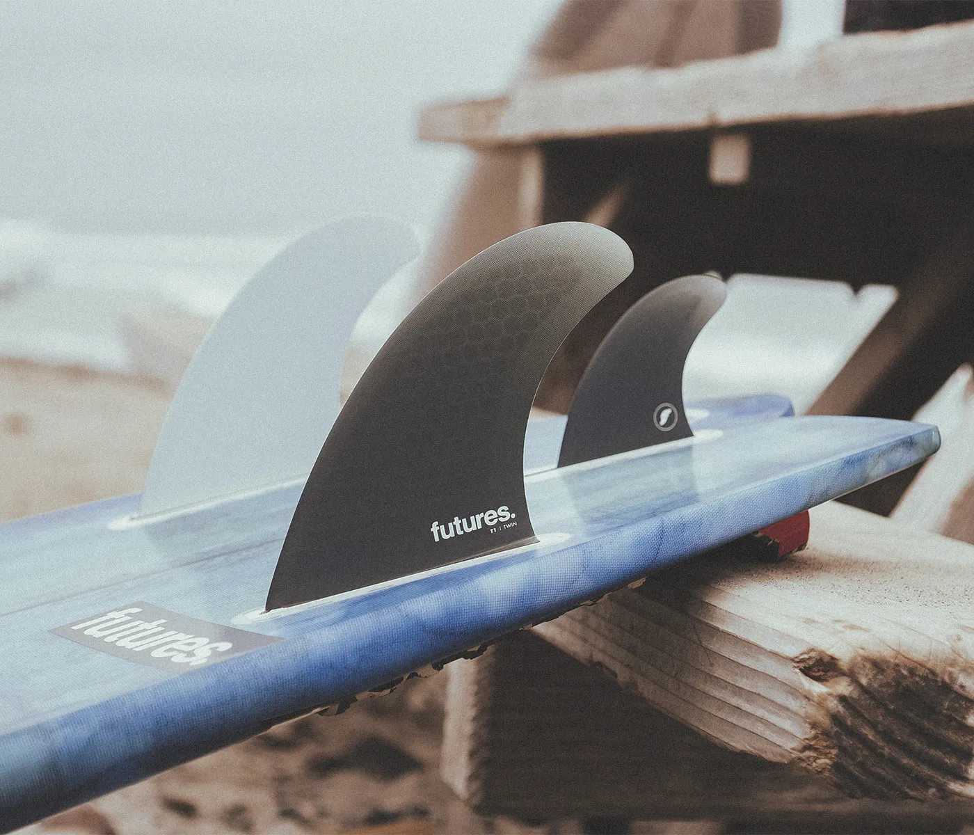Futures Surfboard Fins T1 Twin+1 Fins - Image 3