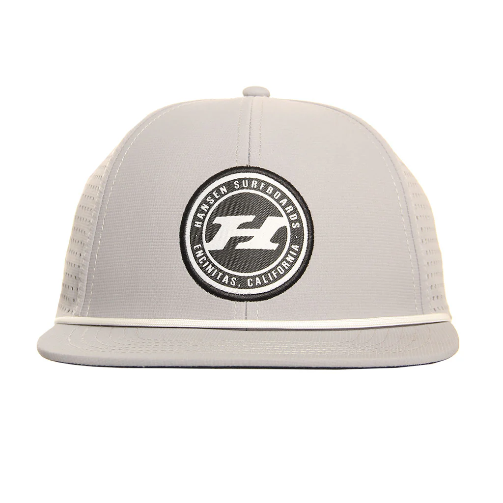 Hansen Hat Hansen Grey Woven Cap - Image 2