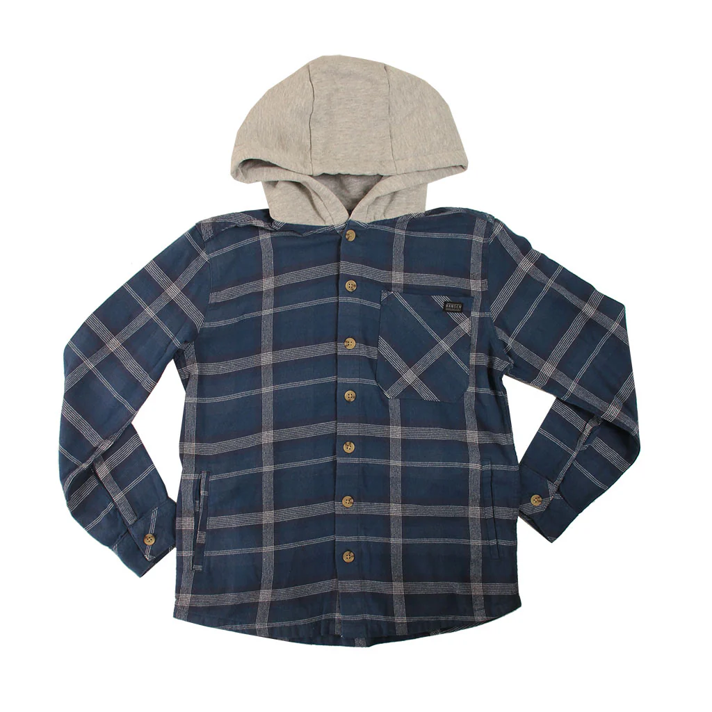 Hansen Kids Shirt Boys Clark Hooded Flannel - Image 2