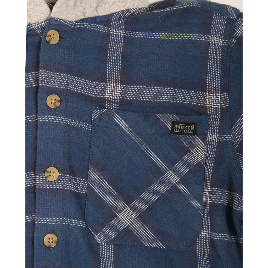 Hansen Kids Shirt Boys Clark Hooded Flannel - Image 3