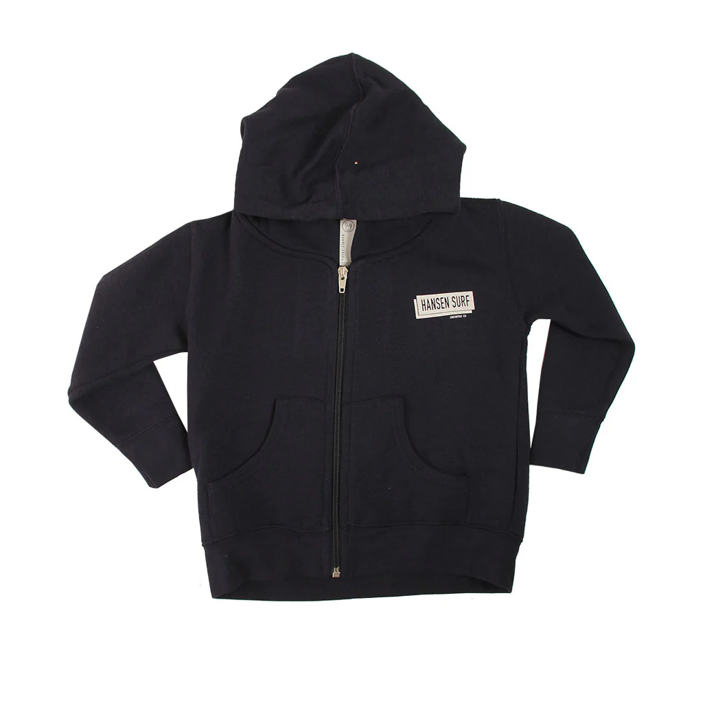Hansen Kids Sweatshirt Hansen Toddler Surf Flag Front Zip Hoodie