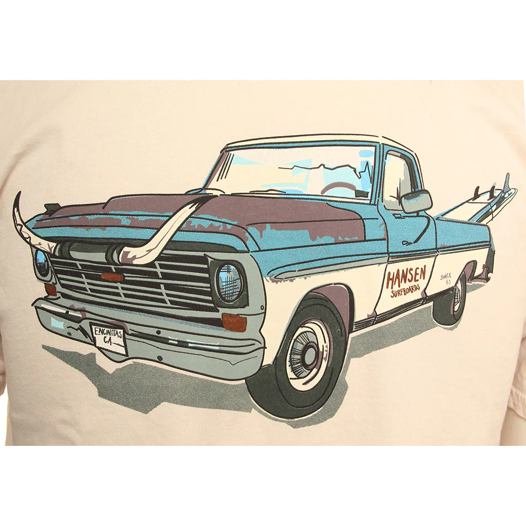 Hansen Mens Shirt Coastal Cowboy Truck - Image 3