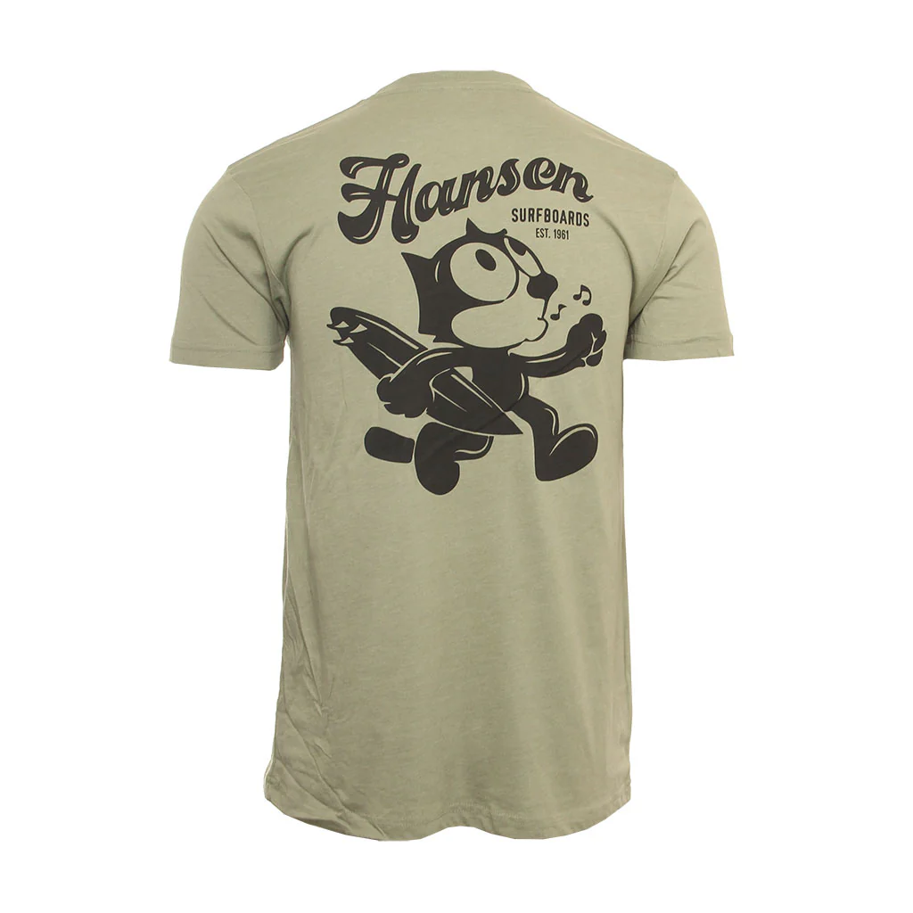 Hansen Mens Shirt Hansens Surf Cat