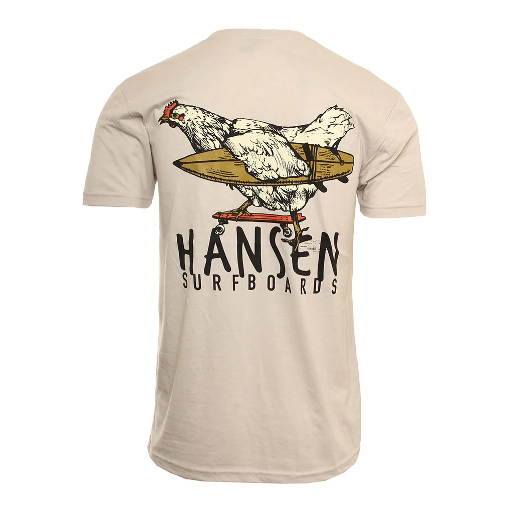 Hansen Mens Shirt Surfing Chicken - Image 3