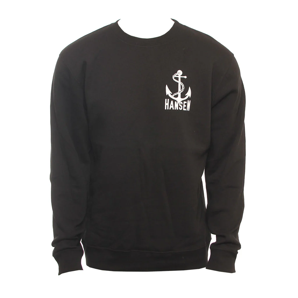 Hansen Mens Sweatshirt Anchor Crew - Image 2