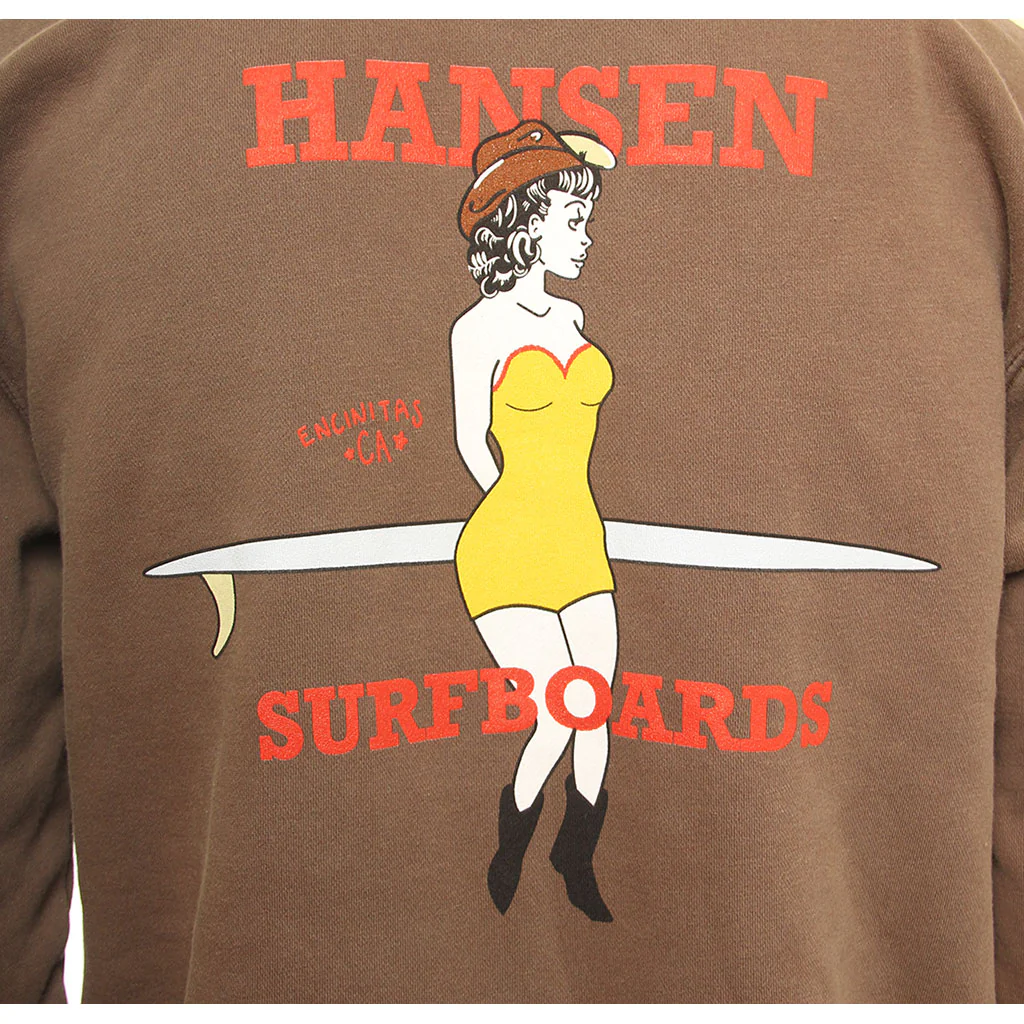 Hansen Mens Sweatshirt Cowgirl Crew - Image 3