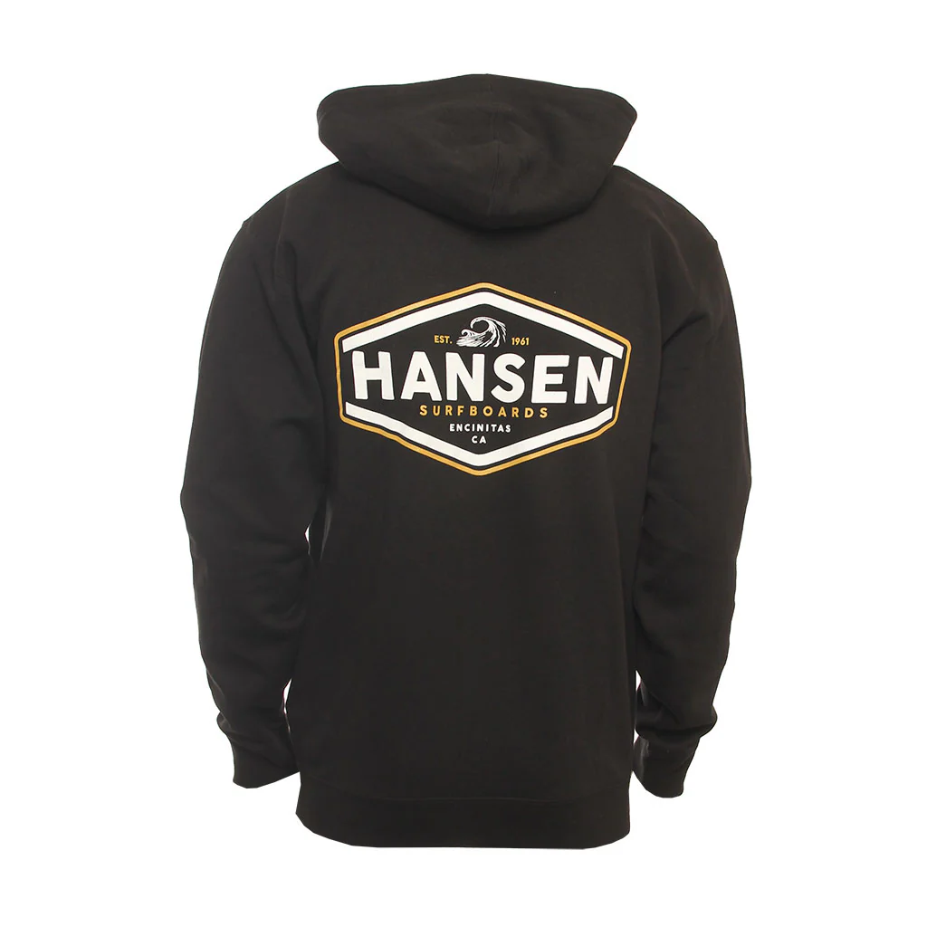 Hansen Mens Sweatshirt Fender Zip Up Fleece - Image 2