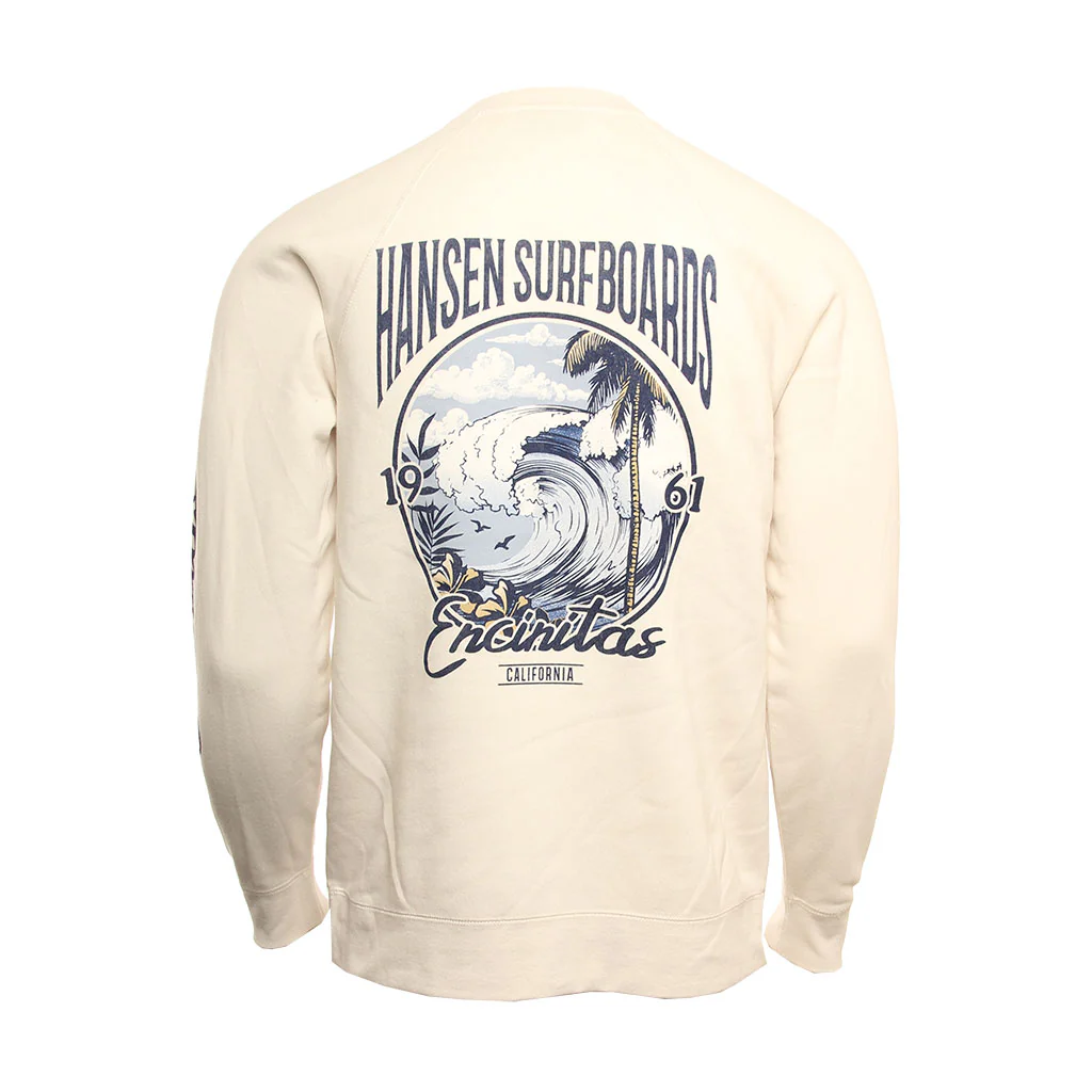 Hansen Mens Sweatshirt Force Of Nature Crew - Image 3