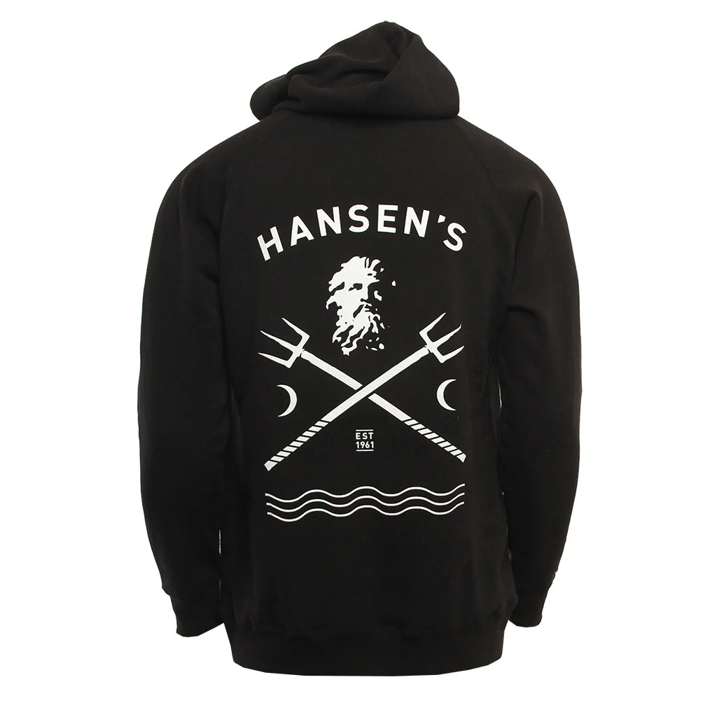 Hansen Mens Sweatshirt Neptune Pull Over Hoodie - Image 2