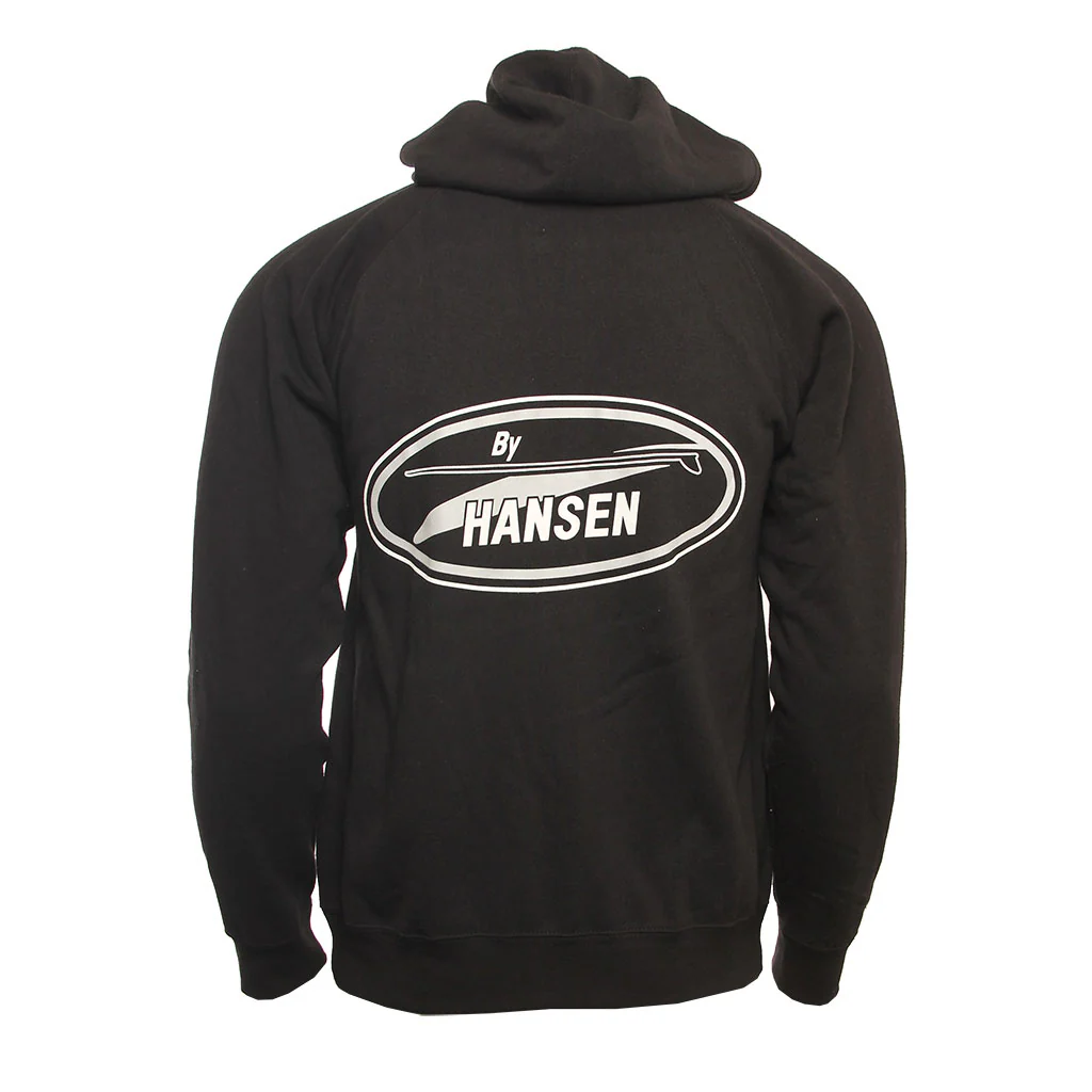 Hansen Mens Sweatshirt Original Logo Zip Hoodie - Image 4