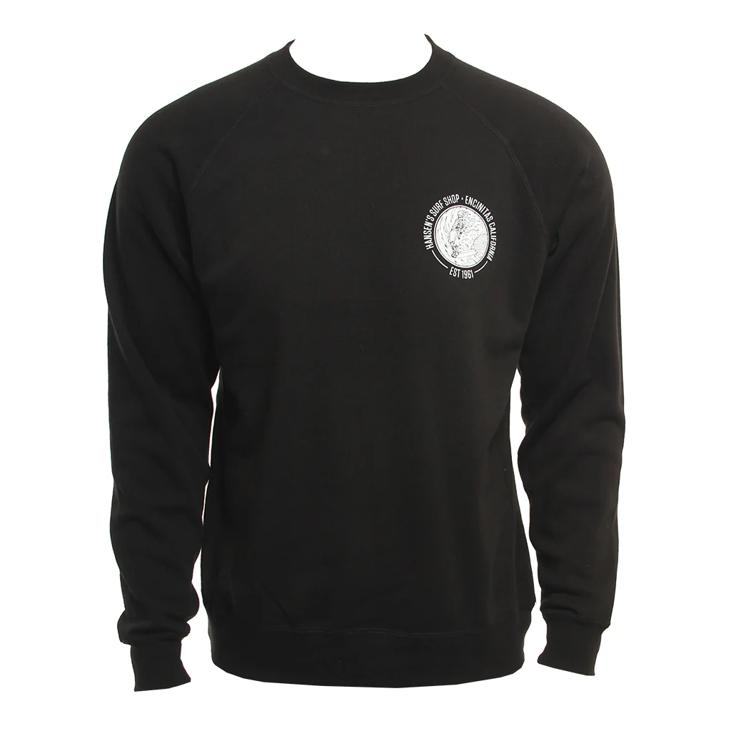 Hansen Mens Sweatshirt Skeleton Surfer Crew - Image 2