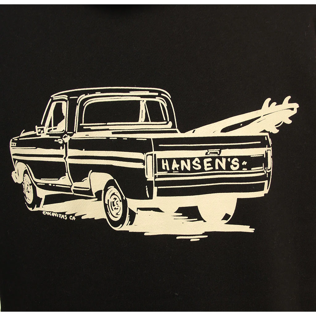 Hansen Mens Sweatshirt The Truck Hoodie - Image 3