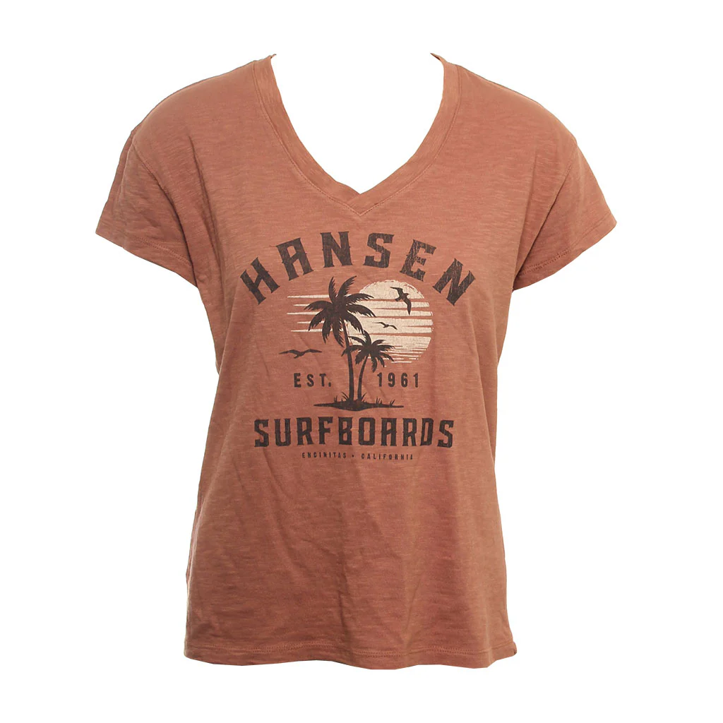Hansen Womens Shirt Imbibe V Neck - Image 2