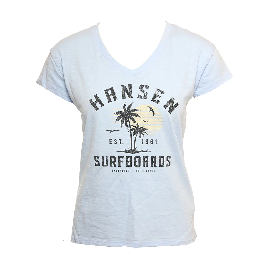 Hansen Womens Shirt Imbibe V Neck - Image 4