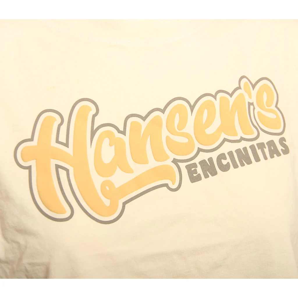 Hansen Womens Shirt Offset Thrift Shop Long Sleeve Crop - Image 3
