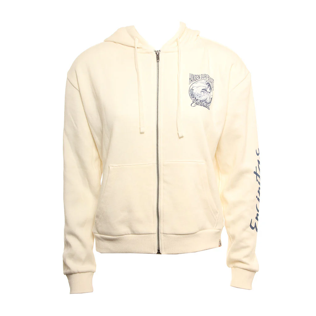 Hansen Womens Sweatshirt Force Of Nature Zip Hoodie - Image 2
