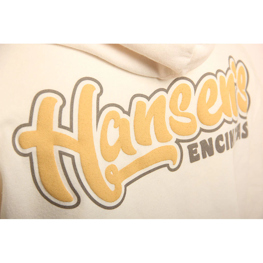 Hansen Womens Sweatshirt Offset Puff Zip Hoodie - Image 4