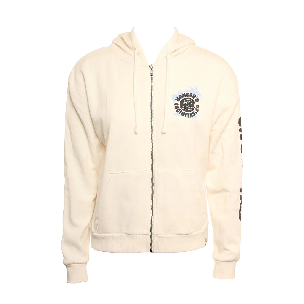 Hansen Womens Sweatshirt Shiner Zip Hoodie