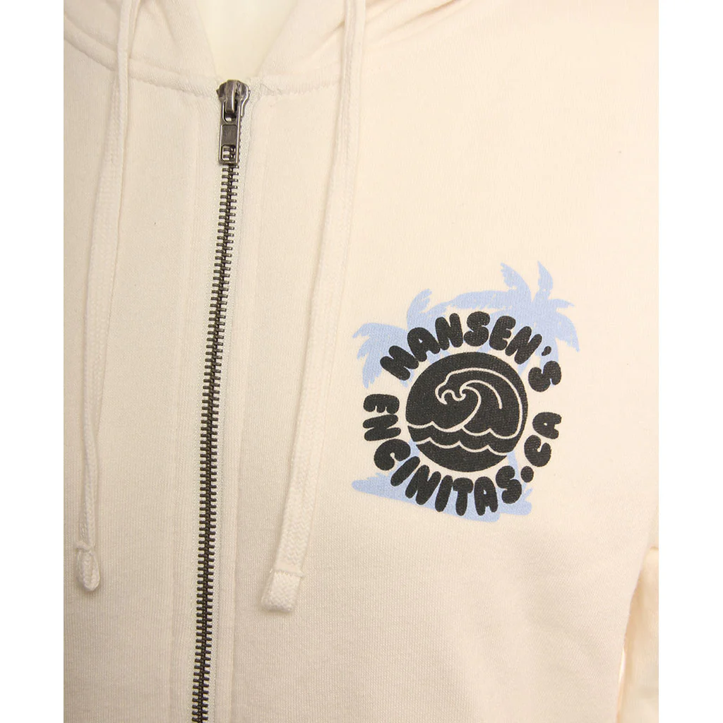Hansen Womens Sweatshirt Shiner Zip Hoodie - Image 4