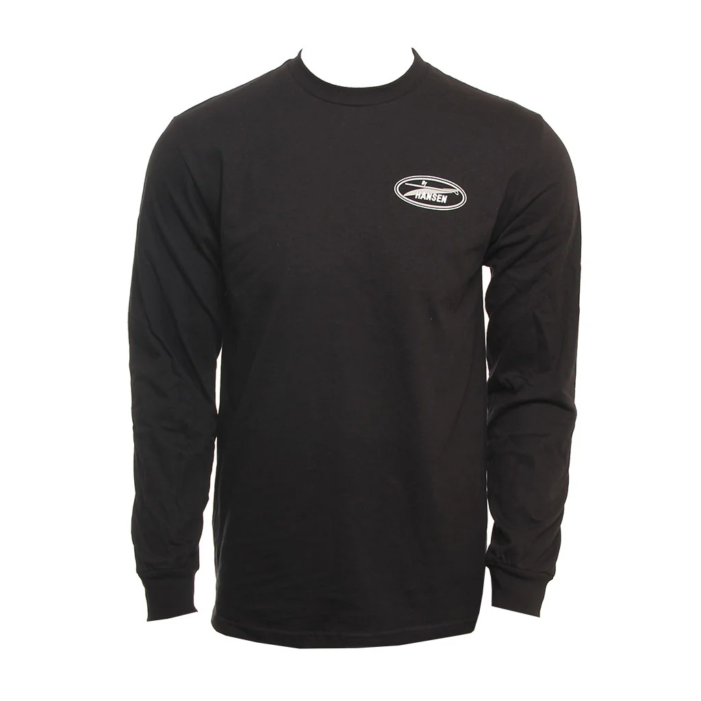 Hansen Mens Long Sleeve Shirt Original Logo - Image 3