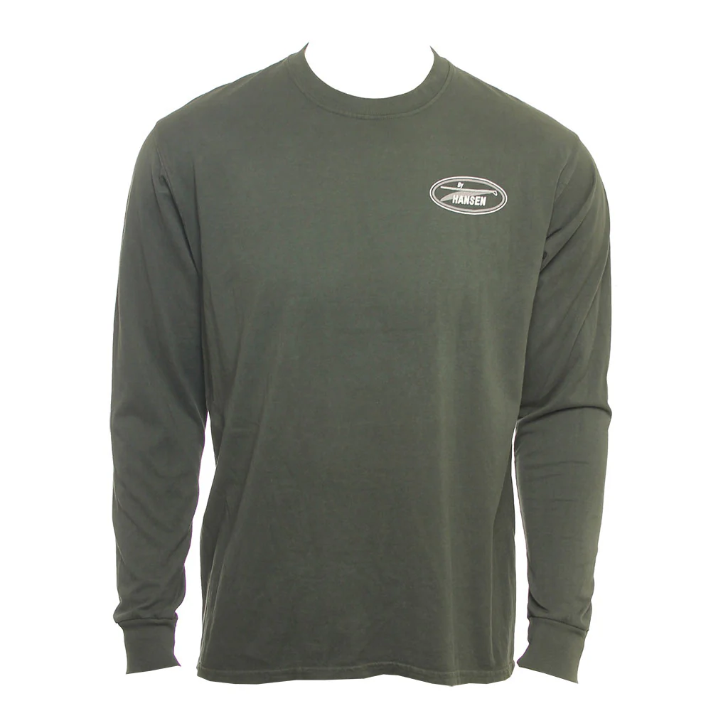 Hansen Mens Long Sleeve Shirt Original Logo - Image 5