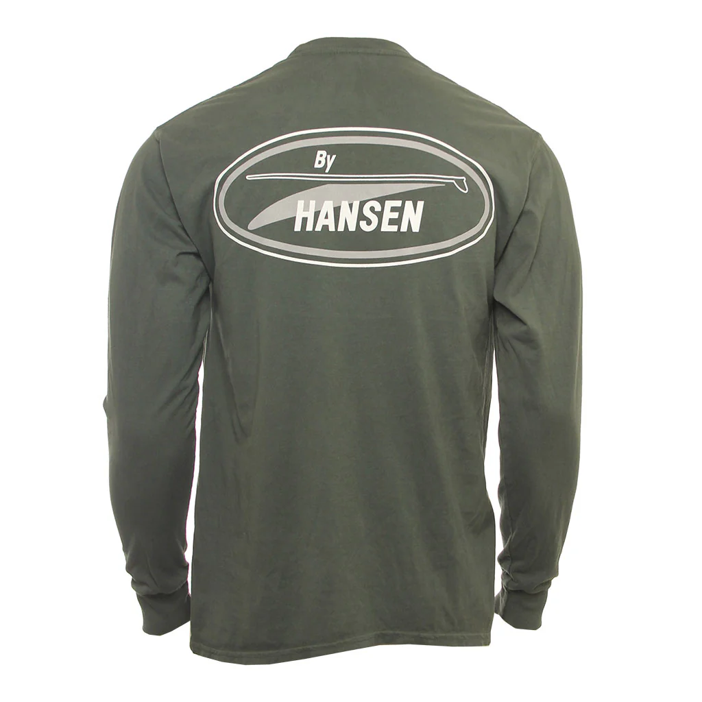 Hansen Mens Long Sleeve Shirt Original Logo - Image 6
