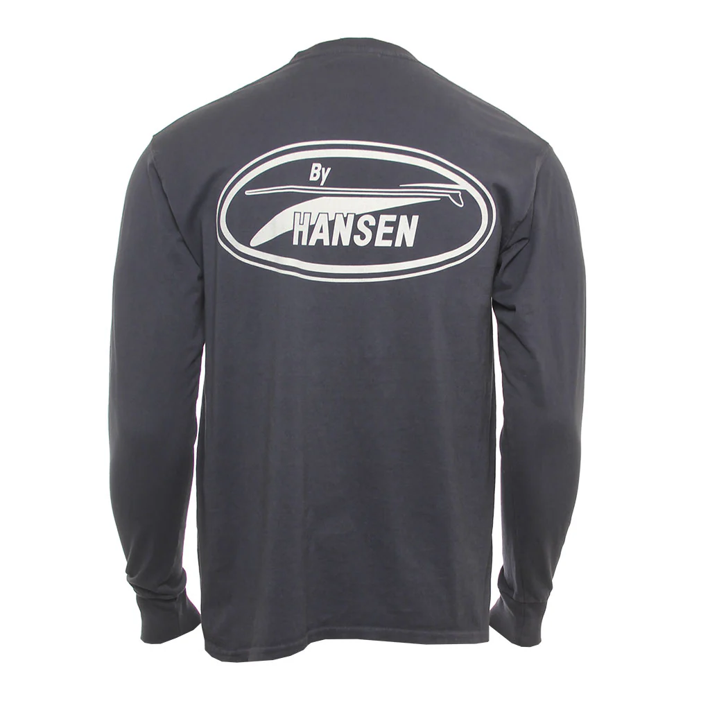 Hansen Mens Long Sleeve Shirt Original Logo - Image 7
