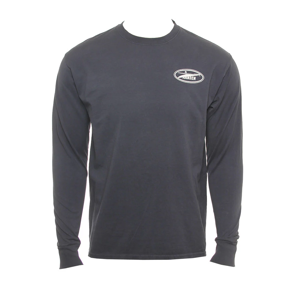 Hansen Mens Long Sleeve Shirt Original Logo - Image 8