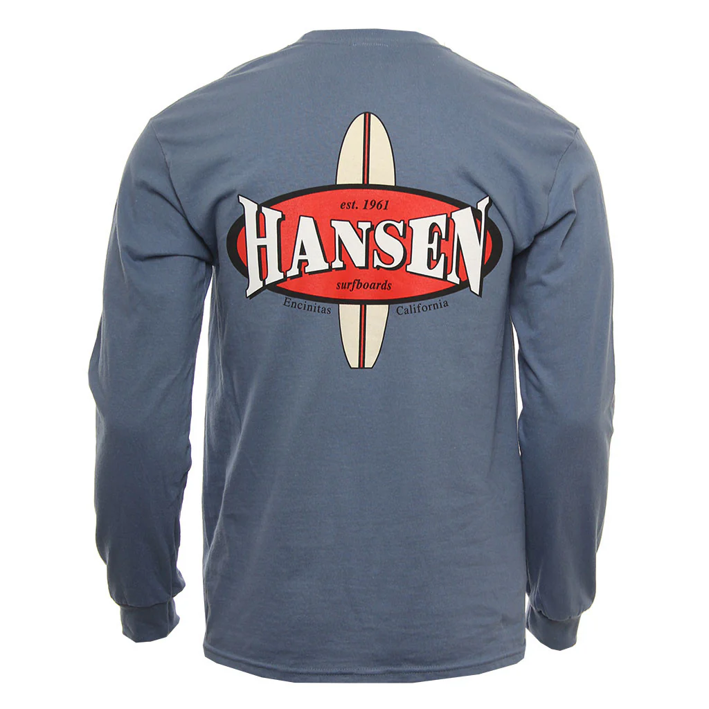 Hansen Mens Shirt Surfboard New LS - Image 4