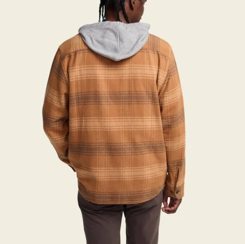 Howler Brothers Mens Jacket Salvo Hooded Blanket Flannel - Image 3
