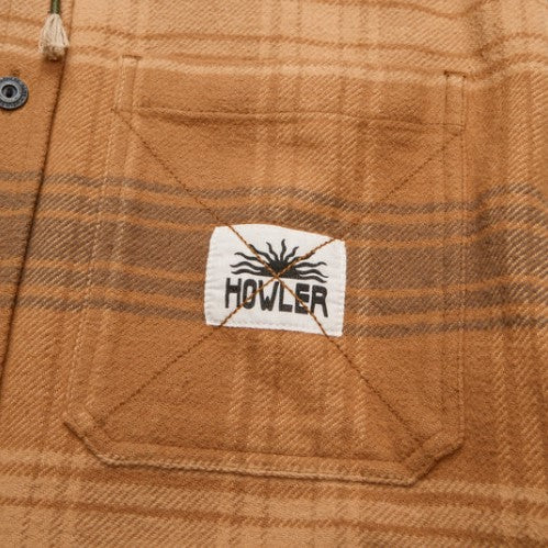 Howler Brothers Mens Jacket Salvo Hooded Blanket Flannel - Image 6