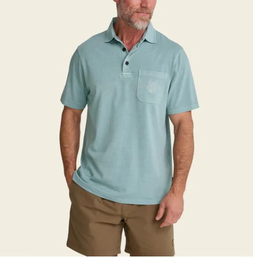 Howler Brothers Mens Knit Pilgrimage Polo - Image 10