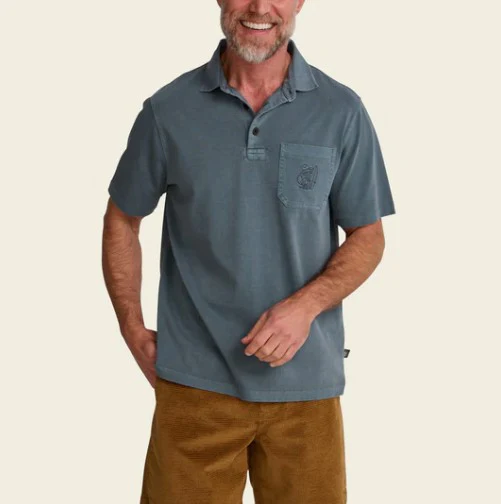 Howler Brothers Mens Knit Pilgrimage Polo - Image 2