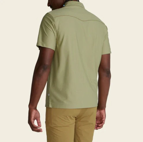 Howler Brothers Mens Knit Ranchero Tech Polo - Image 3