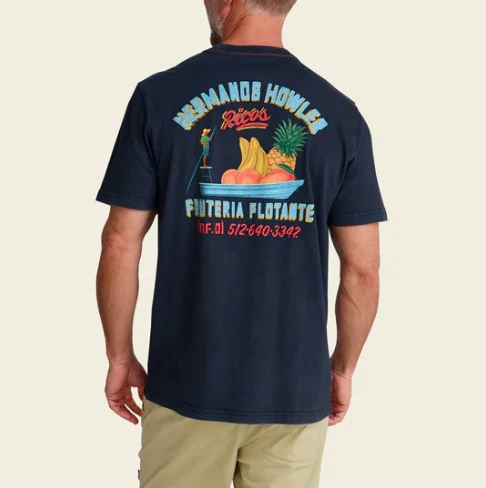 Howler Brothers Mens Shirt Fruteria Flotante Cotton Pocket - Image 3