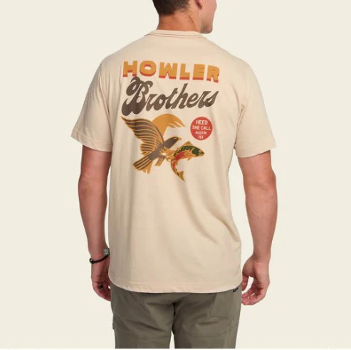 Howler Brothers Mens Shirt Osprey Prey Pocket Tee - Image 3