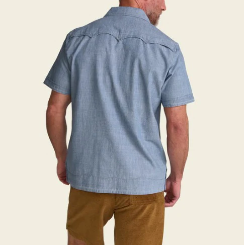 Howler Brothers Mens Woven Guayabera - Image 3