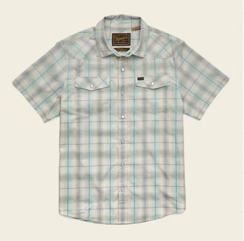 Howler Brothers Mens Woven H Bar B Snapshirt - Image 12